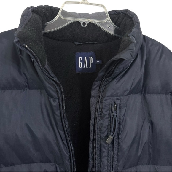 Vintage Y2K Gap Down Puffer Jacket Size Small Navy Blue - Picture 4 of 8